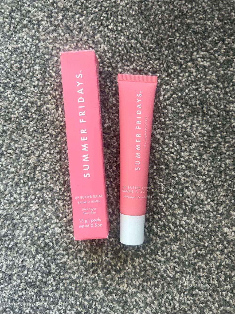 Summer Fridays Lip Butter Balm in Pink Sugar - Brand New